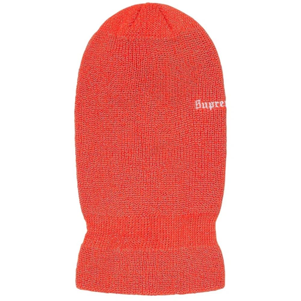 SUPREME ORANGE REFLECTIVE BALACLAVA